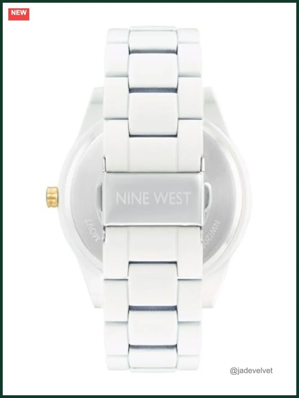 Women's Metal Bracelet Watch with Rubberized Coating, Analog, Japanese Quartz,